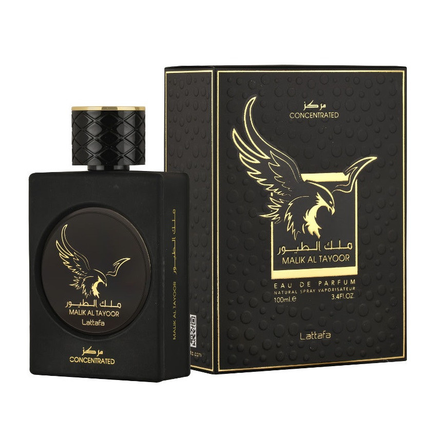 Malik al Tayoor Concentrated Lattafa, Apa de Parfum, Barbati, 100ml (Concentratie: Apa de Parfum, Gramaj: 100 ml)