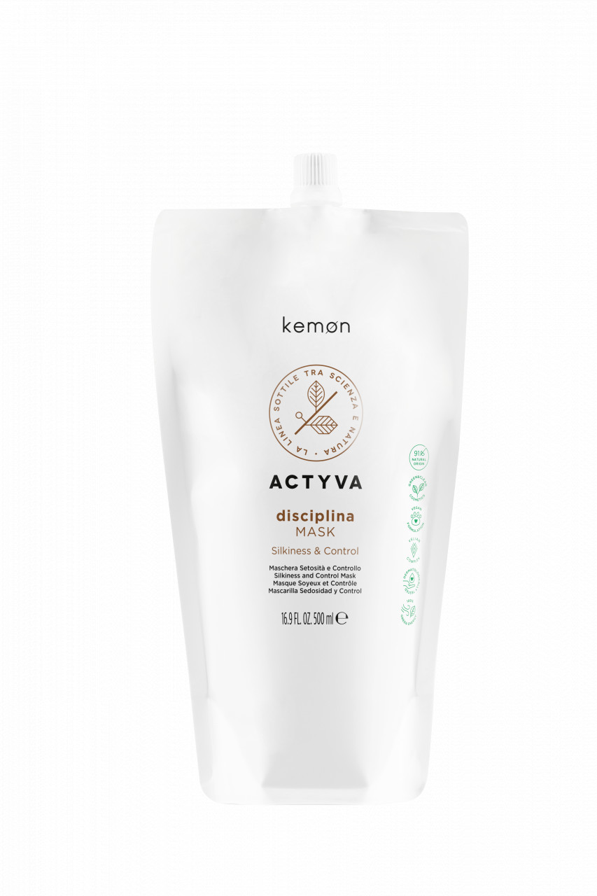 Masca de disciplinare Kemon Actyva Disciplina (Concentratie: Masca de par, Gramaj: 500 ml Refill)