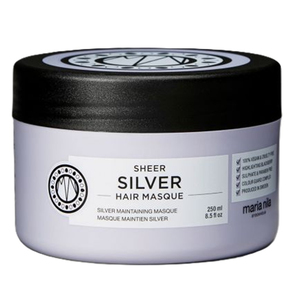 Masca pentru par blond Sheer Silver Maria Nila, 250 ml (Gramaj: 250 ml)