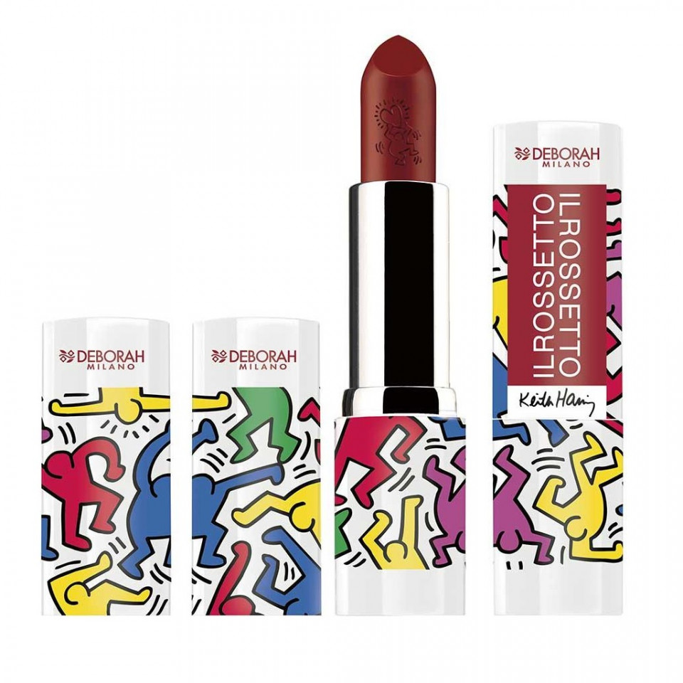 Ruj, Il Rossetto Keith Haring. (Gramaj: 4, 3 g, Nuanta Ruj: 02 Nude Rose)