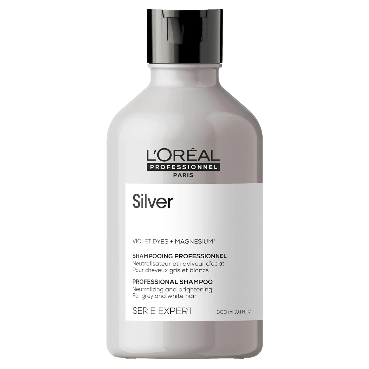 Sampon neutralizator pentru par grizonat si alb – LOréal Professionnel Serie Expert Silver (Gramaj: 500 ml)