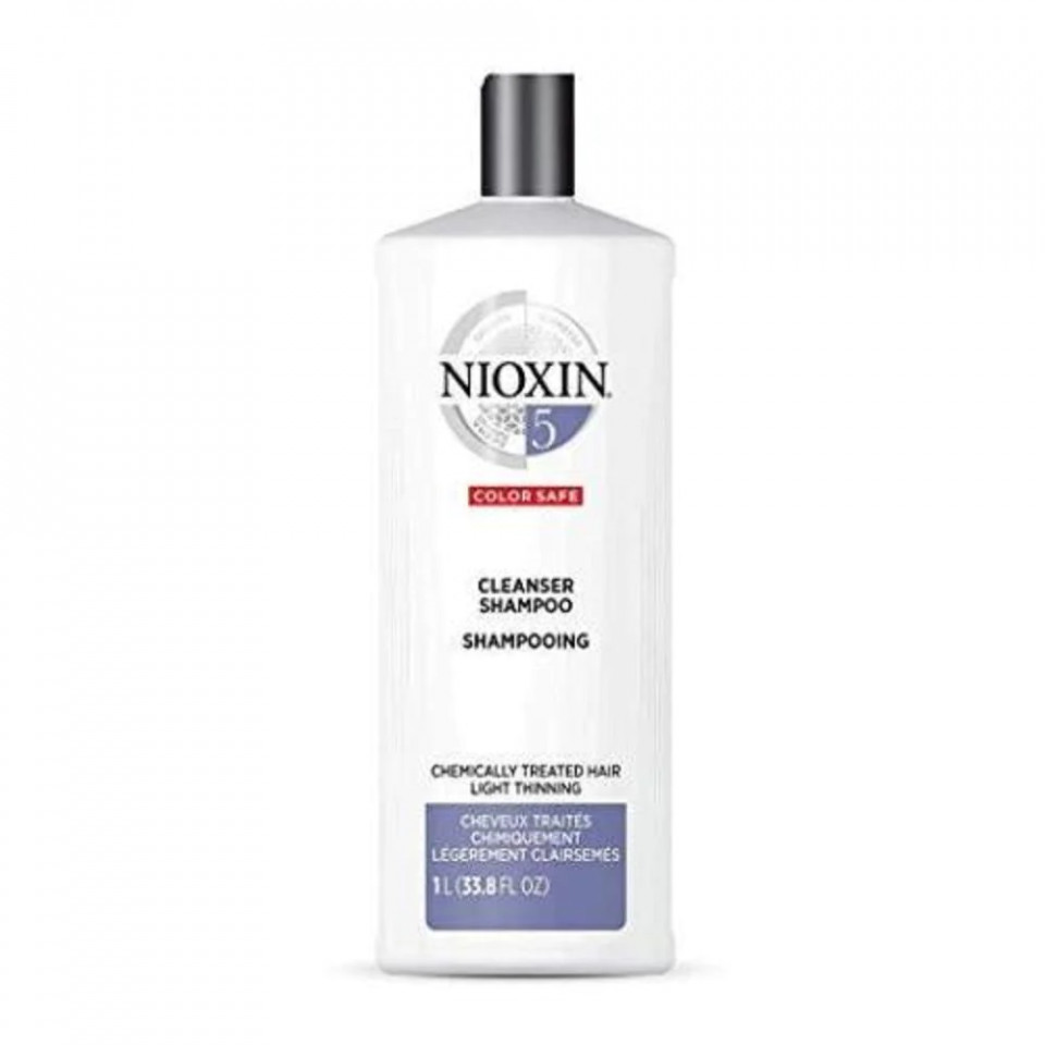 Sampon pentru par normal spre aspru cu aspect subtiat Nioxin System 5 (Concentratie: Sampon, Gramaj: 1000 ml)