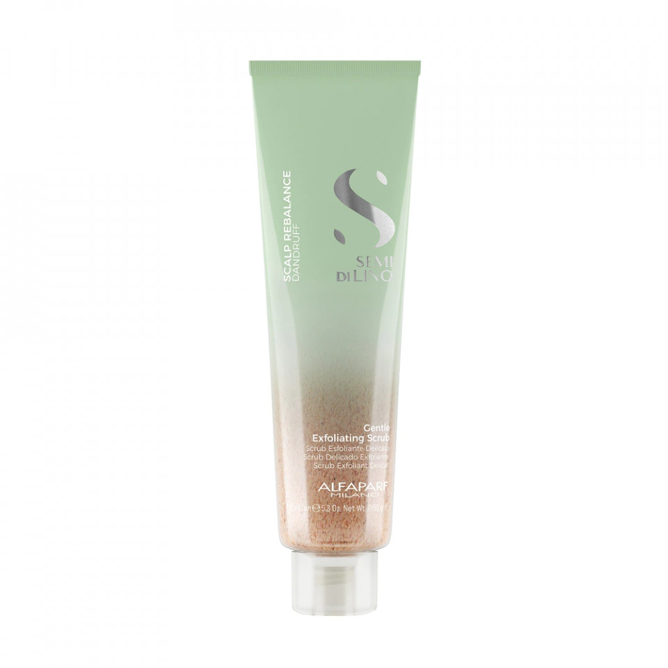 Scrub delicat exfoliant Alfaparf Semi di Lino Scalp Rebalancing (Concentratie: Tratamente pentru par, Gramaj: 150 ml)