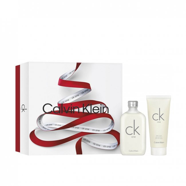 Set Cadou Calvin Klein CK One, Apa de toaleta (Continut set: 50 ml Apa de Toaleta + 100 ml Gel de Dus)