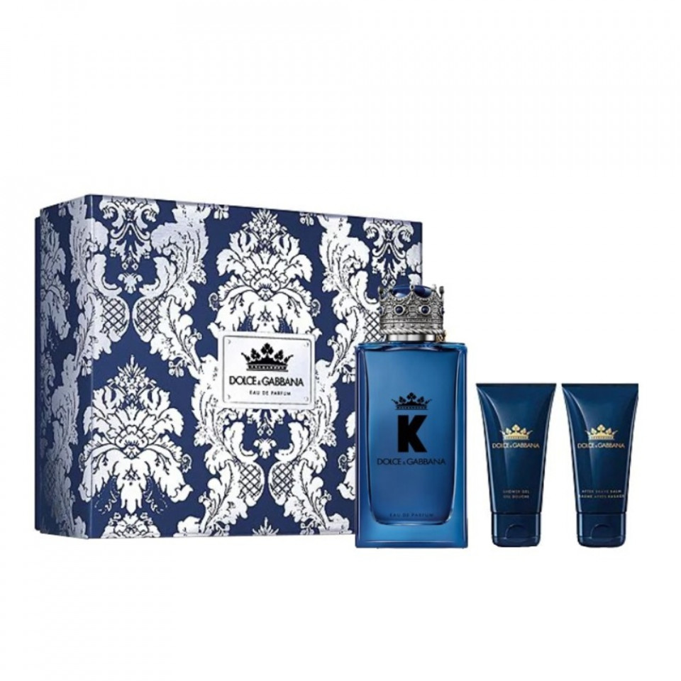 Set cadou D&G K by Dolce&Gabbana, Barbati, Apa de Parfum (Continut set: 100 ml Apa de parfum + 50 ml