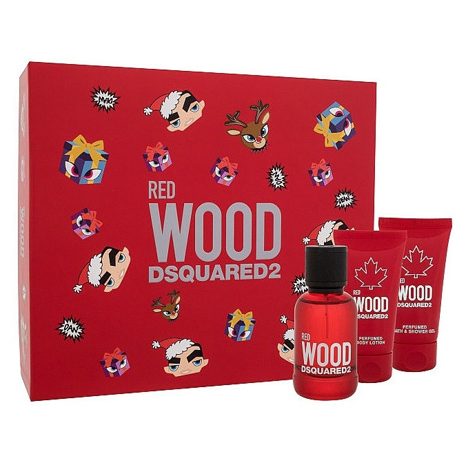 Set cadou Dsquared Red Wood (Concentratie: Apa de Toaleta, Gramaj: 50 ml)