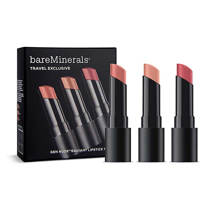 Hiris.ro Set Ruj Bareminerals Gen Nude Radiant Lipstick Trio 3 x 3.5 Gr (Gramaj: 3 x 3,5 g)