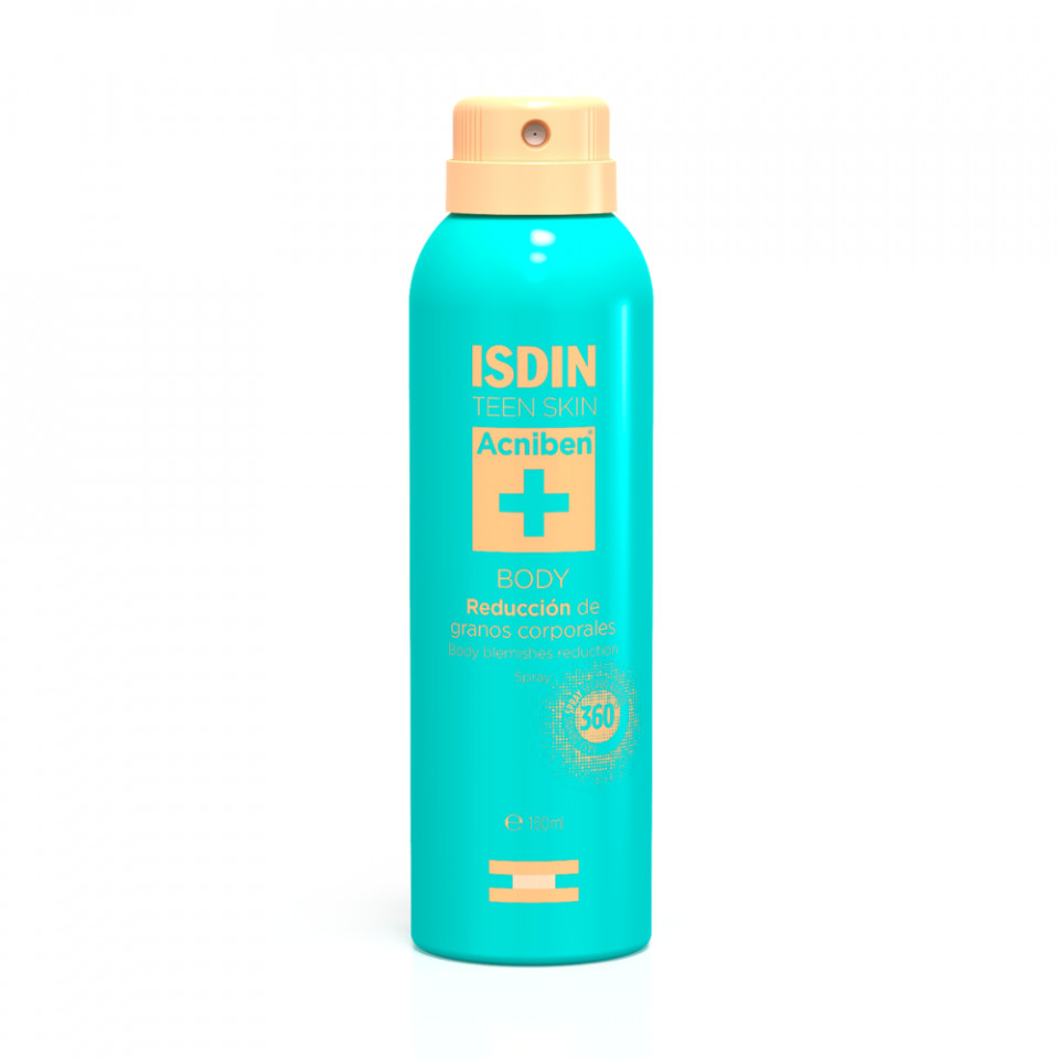 Spray pentru reducerea acneei corporale Isdin Acniben, 150 ml