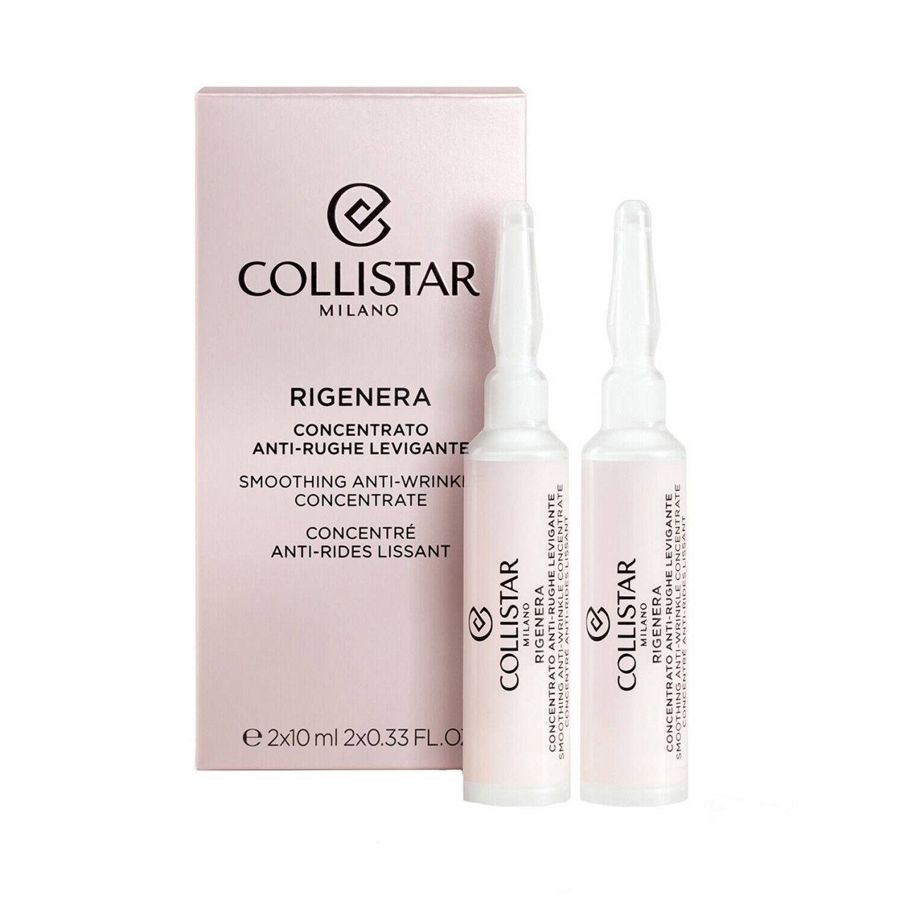 Tratament concentrat anti-rid Collistar Rigenera, 2 fiole x 10 ml