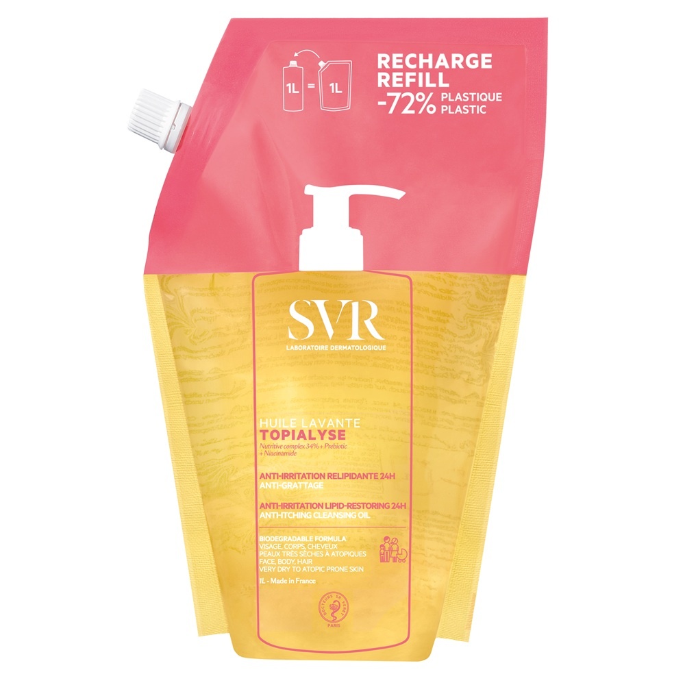 Ulei micelar de dus pentru fata si corp Topialyse, Svr (Gramaj: 1000 ml Refill)