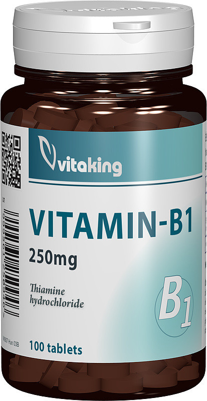 Vitamina B1 (tiamina) Vitaking (Gramaj: 60 comprimate, Concentratie: 100 mg)