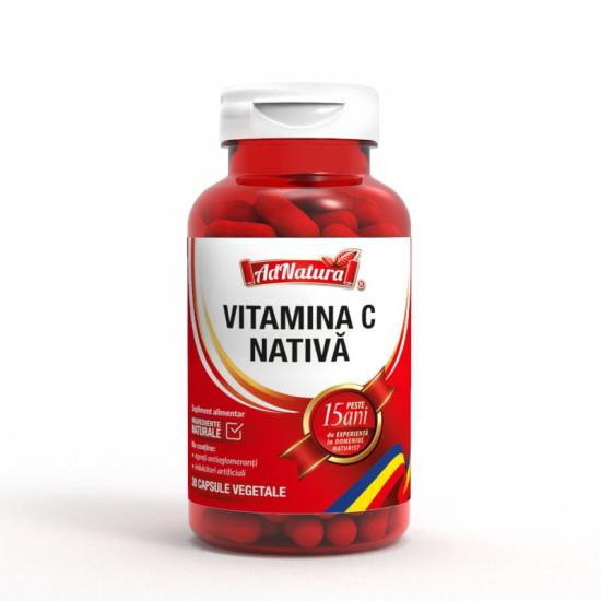 Vitamina C nativa AdNatura (Gramaj: 30 capsule)