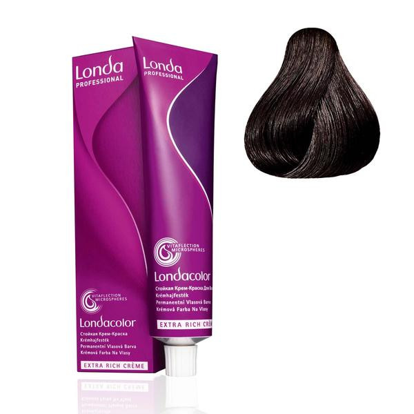 Vopsea de par pemanenta Londa Professional Londacolor 4/07, 60 ml