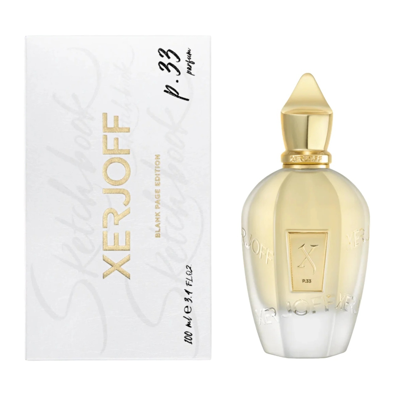 Xerjoff P.33 Blank Page Edition Apa de Parfum, Unisex (Gramaj: 100 ml)