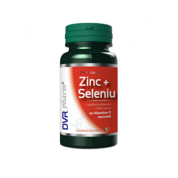 Zinc+Seleniu+Vitamina C DVR Pharm 60 capsule (Ambalaj: 60 capsule)