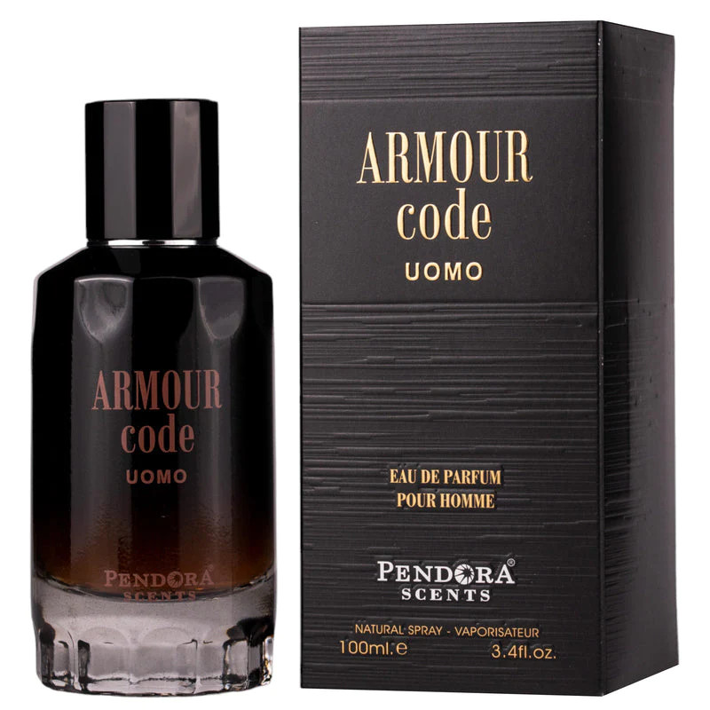 Armour Code Uomo Paris Corner Pendora Scents, Apa de Parfum, Barbati, 100 ml (Concentratie: Apa de Parfum, Gramaj: 100 ml)