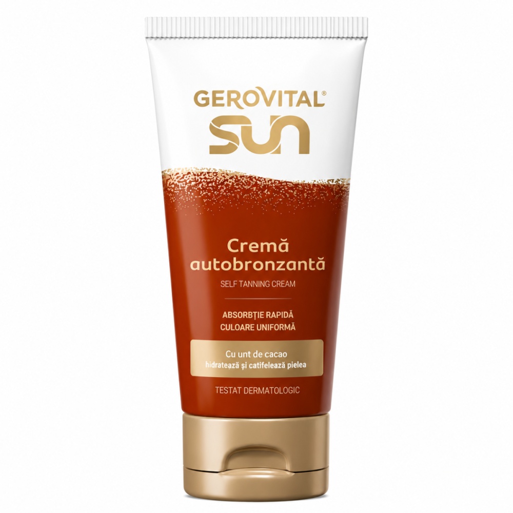 Crema autobronzanta Gerovital Sun, 150 ml
