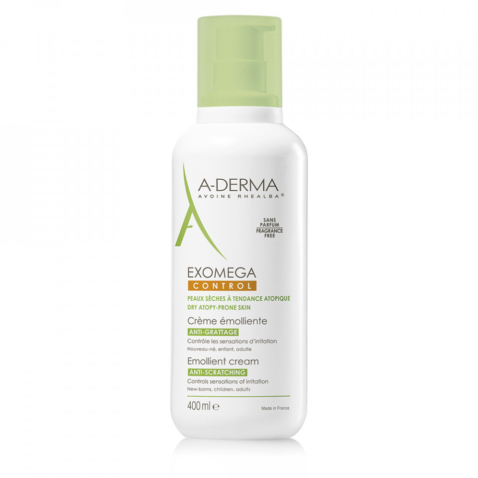 Crema emolienta anti-prurit Exomega Control Laboratoires A- Derma (Concentratie: Crema, Gramaj: 200 ml)