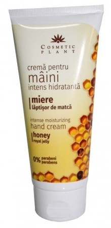 Crema pentru maini intens hidratanta cu miere si laptisor de matca Cosmetic Plant (Concentratie: Cre