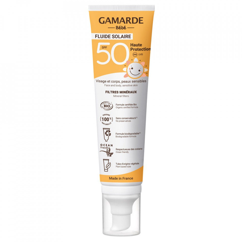 Crema protectie solara pentru bebelusi cu SPF50 Gamarde , 100 ml (Concentratie: Protectie solara, Gr