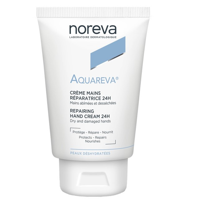 Crema reparatoare pentru maini 24h Noreva Aquareva, 50 ml