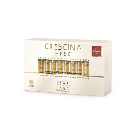 Crescina Transdermic Re-Growth HFSC 1300 Femei, 20 Fiole (Concentratie: Tratamente pentru par, Grama