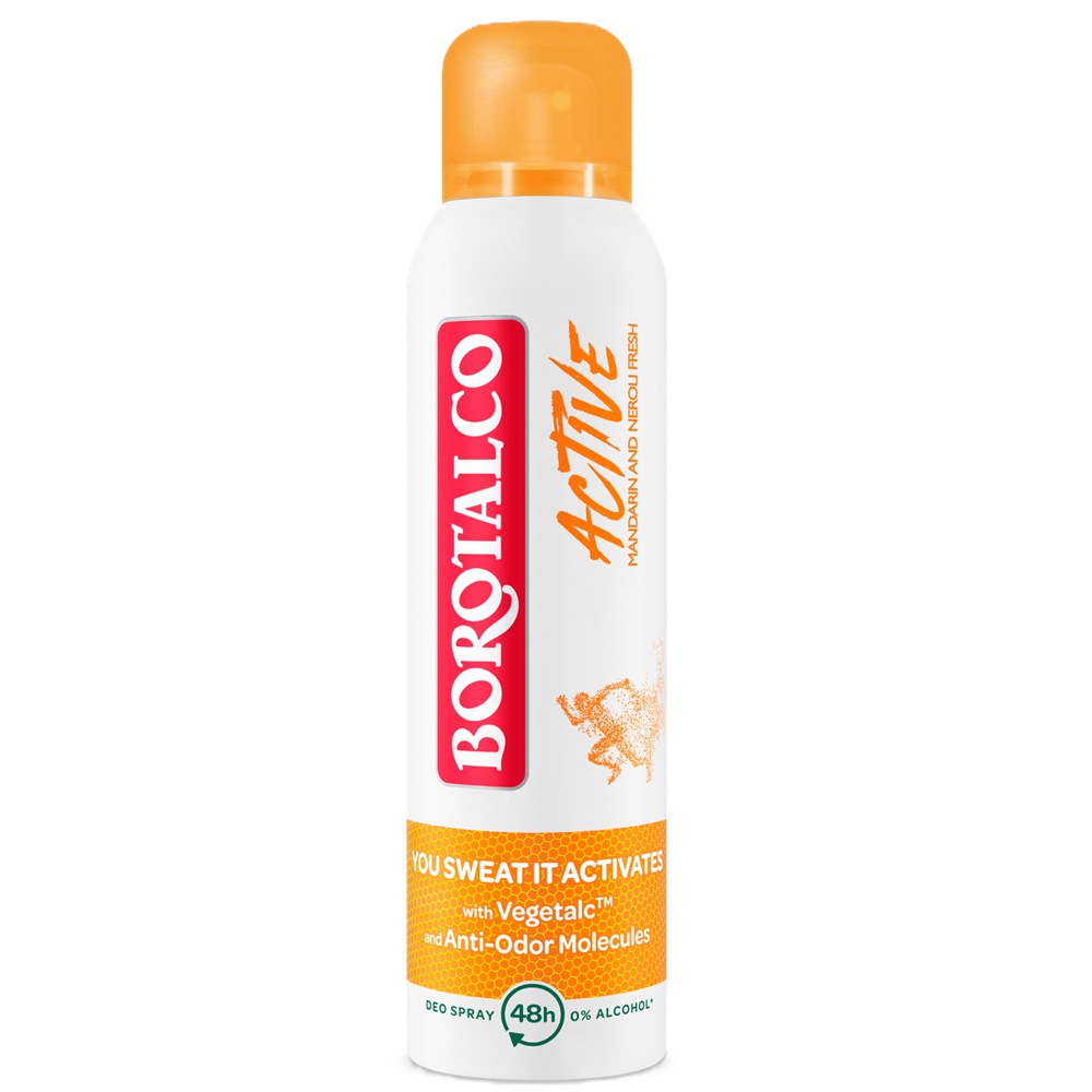 Deodorant spray Active Mandarine si Neroli, Borotalco (Gramaj: 150 ml)