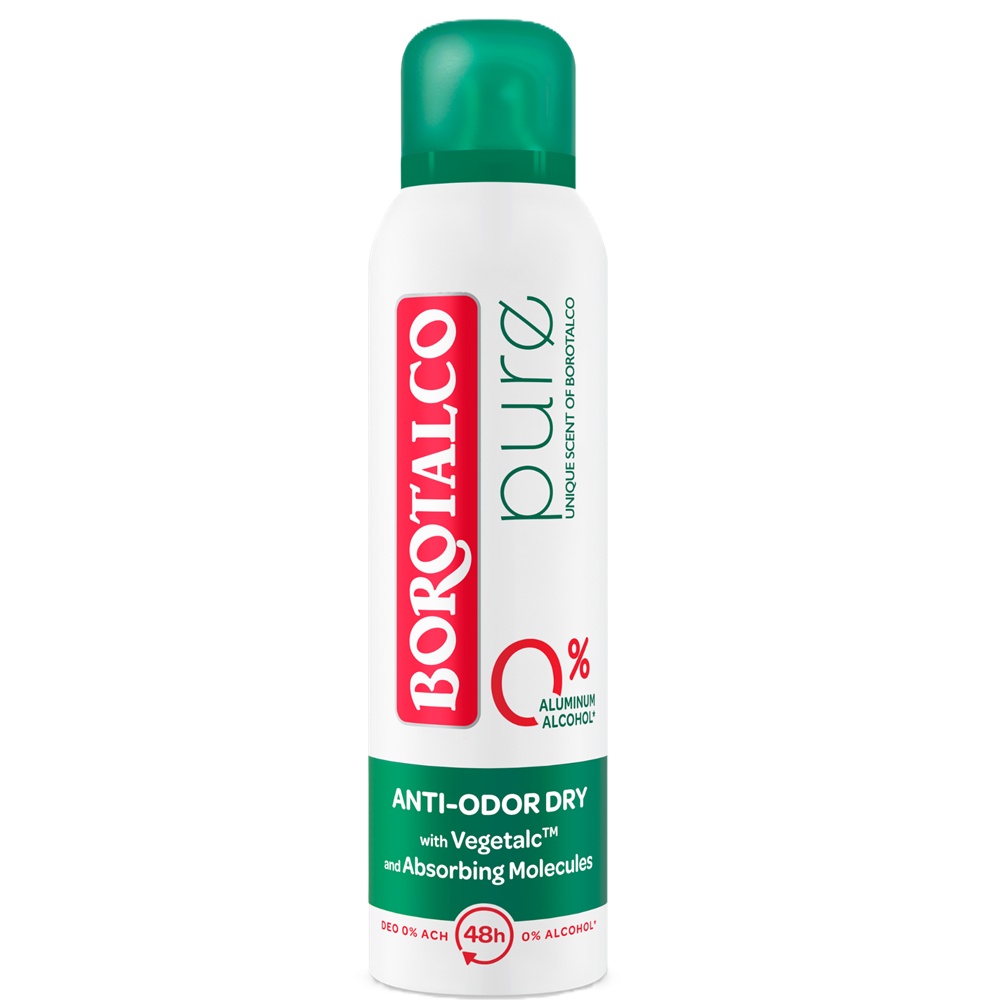 Deodorant spray Pure Original, Borotalco (Concentratie: Deo Spray, Gramaj: 150 ml)