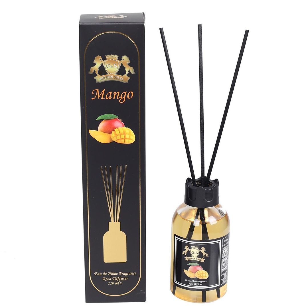 Difuzor de Camera cu Betisoare Golden Silva Mango, 110ml