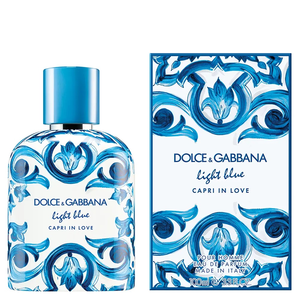 Dolce&Gabbana Light Blue Capri in Love, Apa de Parfum, Barbati (Gramaj: 100 ml)