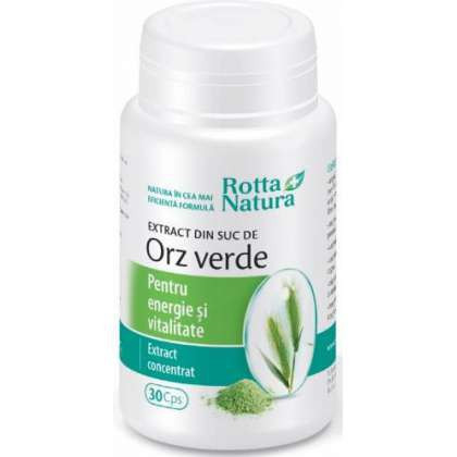 Extract din suc de orz verde Rotta Natura capsule (Concentratie: 90 capsule)