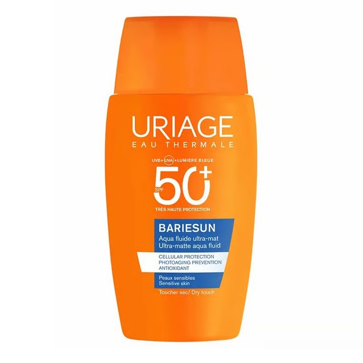 Fluid de fata ultra mat cu protectie solara SPF 50+ Bariesun Uriage, 50 ml