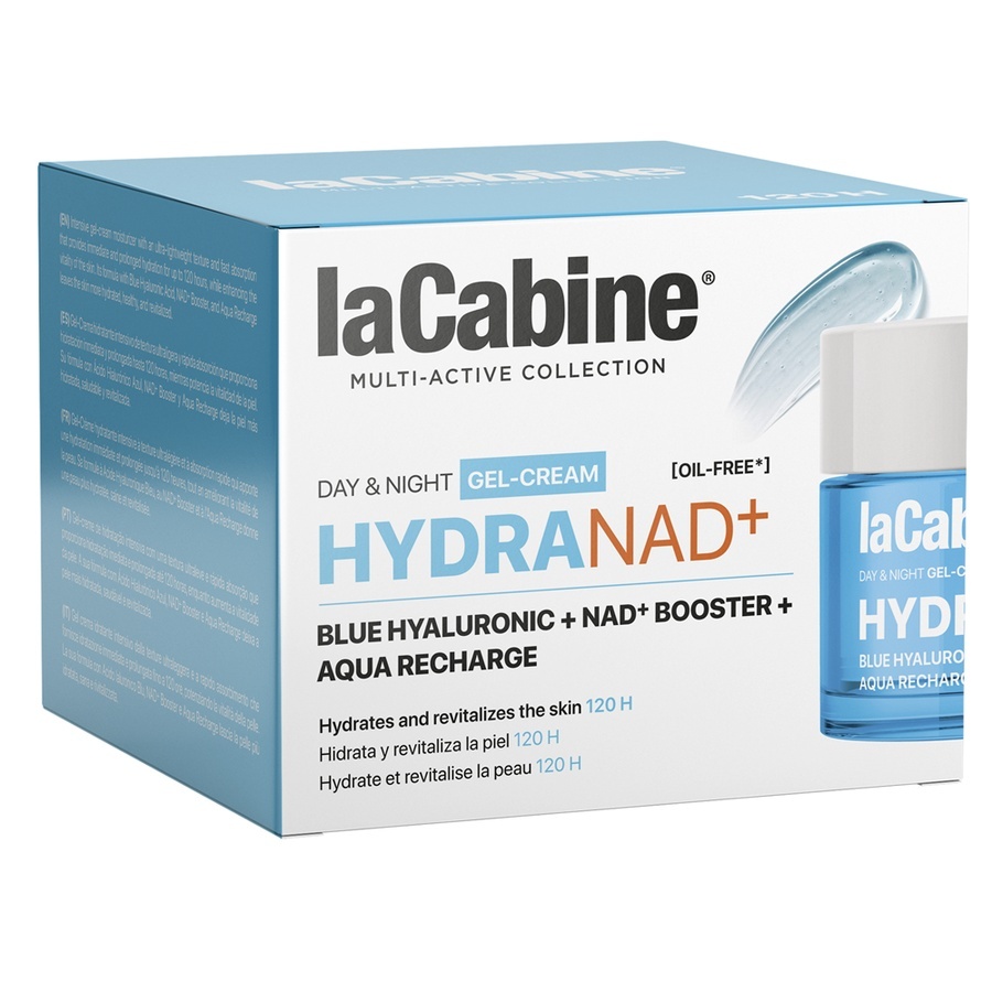 Gel-cremă hidratantă cu Acid Hialuronic HydraNAD+, La Cabine, 50 ml