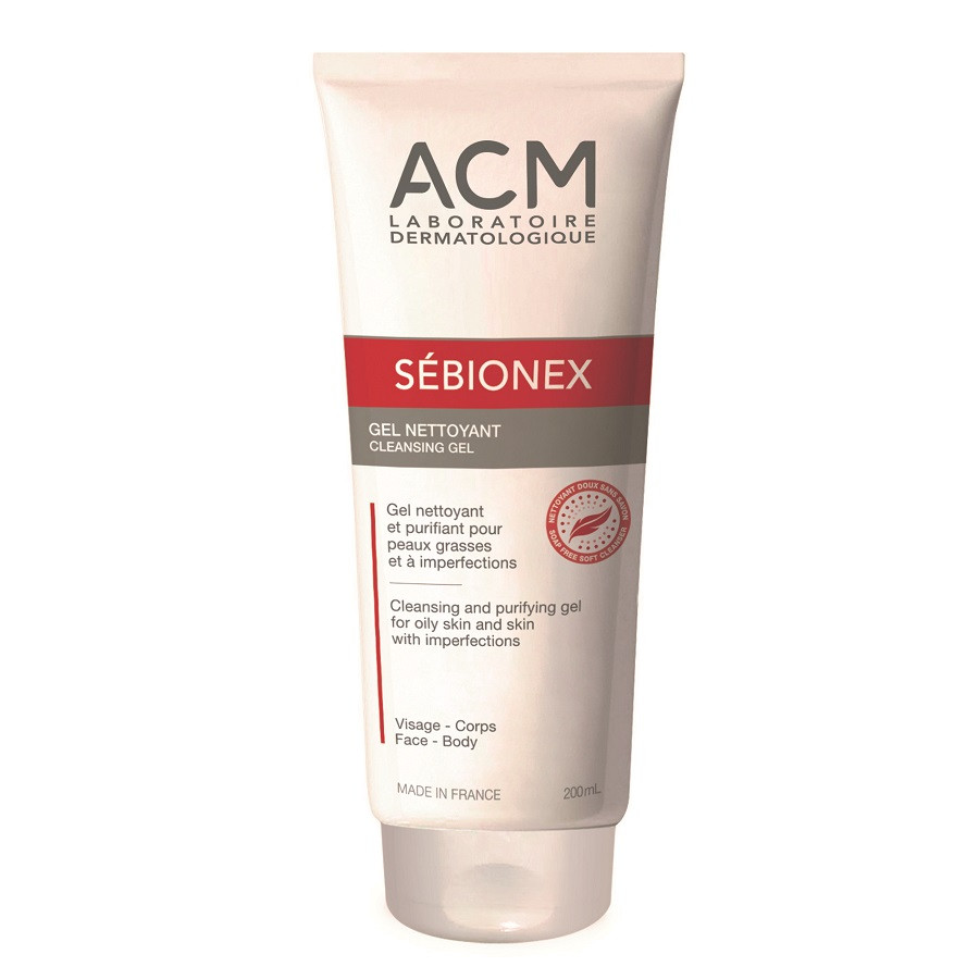 Gel de curatare purifiant Sebionex ACM (Gramaj: 200 ml, Concentratie: Gel de curatare)