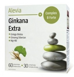 Ginkana Extra Alevia 60+30 comprimate (Concentratie: 60+30 comprimate)