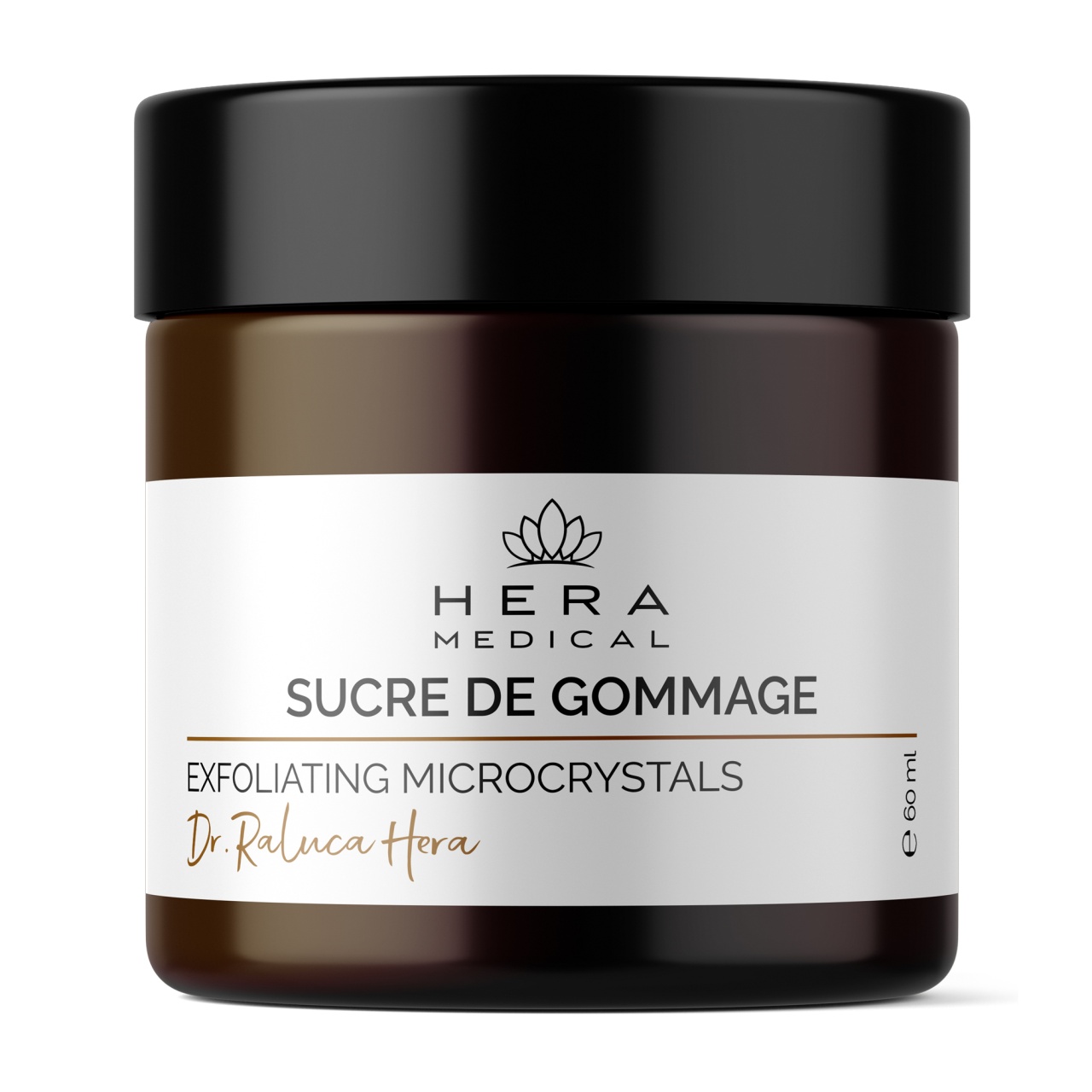 Gomaj facial cu microgranule de zahar brun organic SUCRE DE GOMMAGE, Hera Medical, 60 ml (Gramaj: 60 ml)