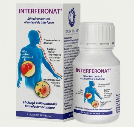 Interferonat Dacia Plant 120 comprimate (Concentratie: 825 mg)