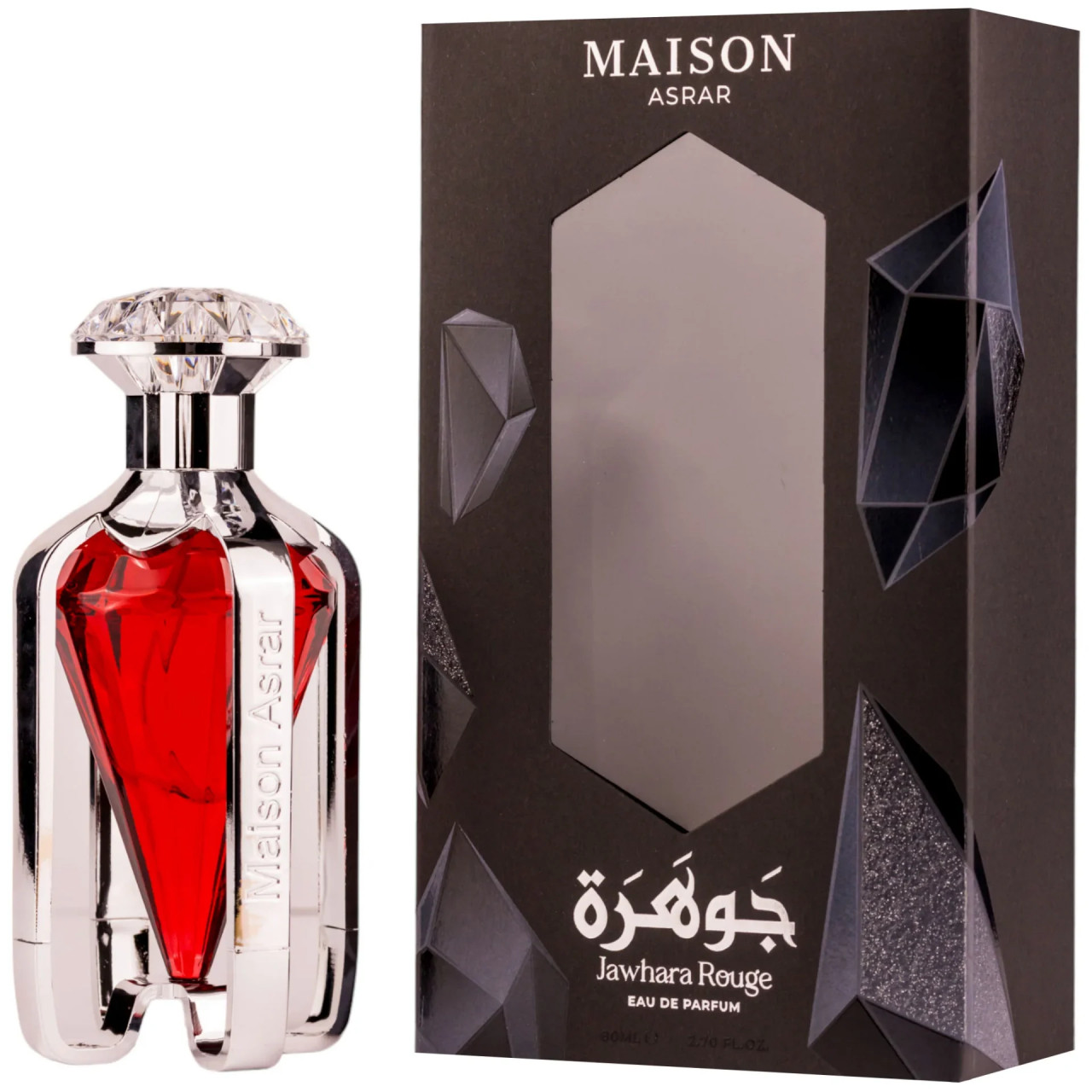 Jawhara Rouge Maison Asrar Apa de Parfum, Femei, 80 ml (Concentratie: Apa de Parfum, Gramaj: 80 ml)