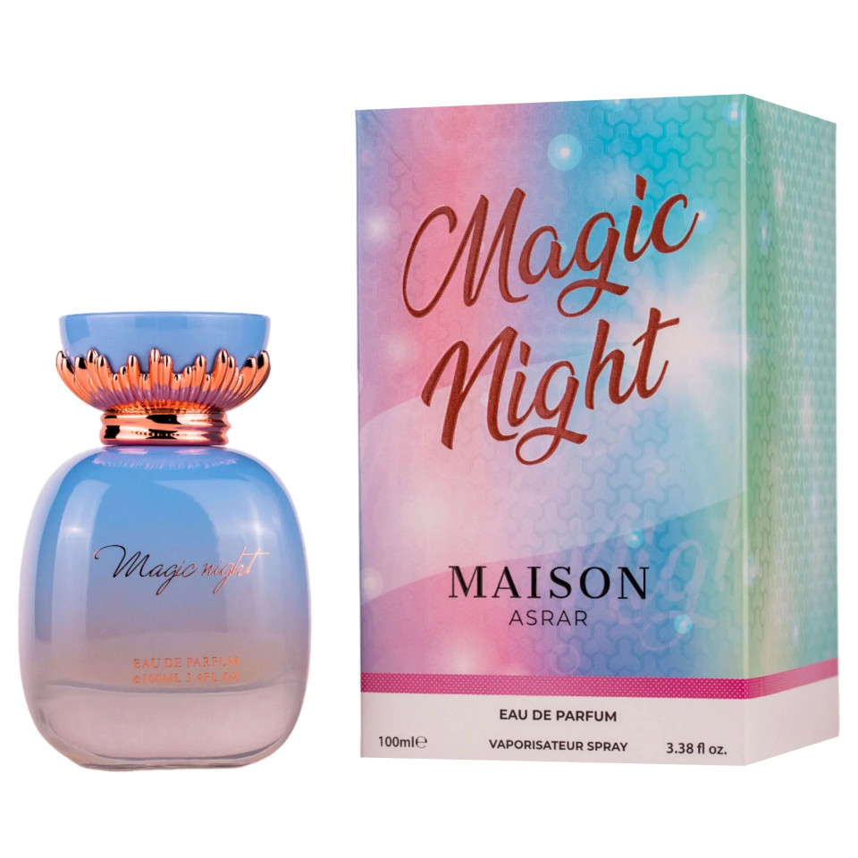 Maison Asrar Magic Night, Apa de Parfum, Femei, 100 ml (Concentratie: Apa de Parfum, Gramaj: 100 ml)