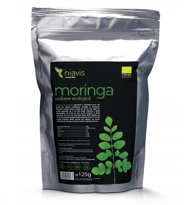 Moringa Pulbere Ecologica/BIO Niavis 125 g