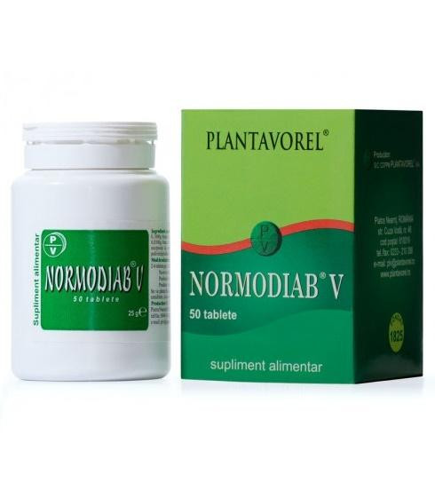 Normodiab Plantavorel 50 tablete