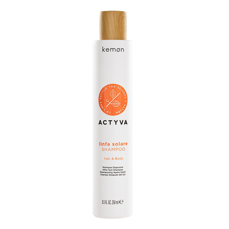 Sampon hidratant pentru par si corp Kemon Actyvia Linfa Solare (Concentratie: Sampon, Gramaj: 250 ml)