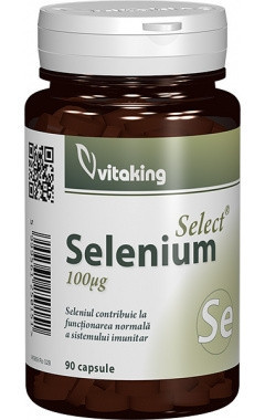Seleniu 100 mcg Vitaking 90 capsule (TIP PRODUS: Suplimente alimentare, Concentratie: 100 mcg)