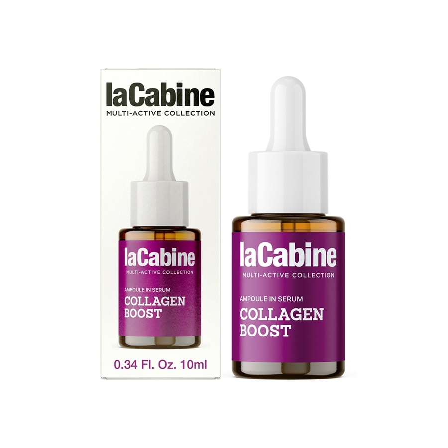 Ser cu Colagen, Peptide și Squalane Collagen Boost Multi-active, La Cabine, 10 ml