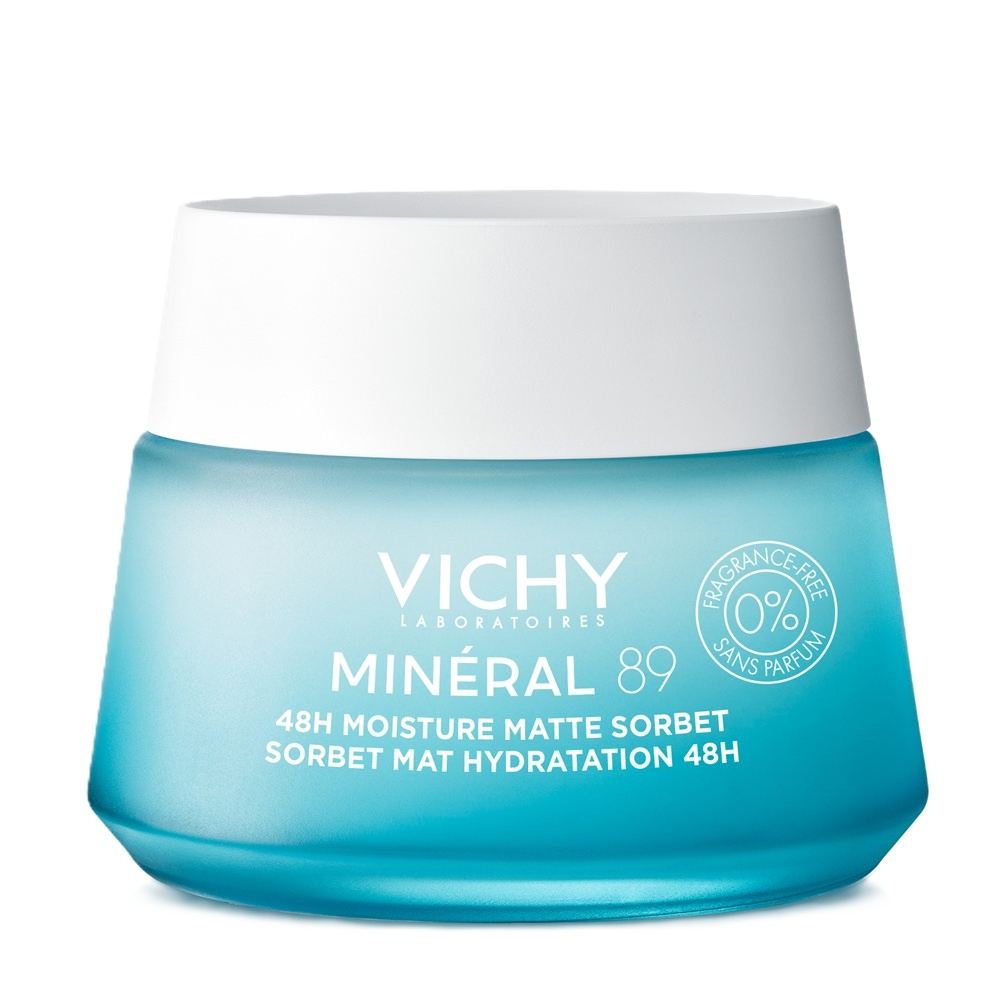 vichy capital soleil Serbet pentru ten hidratant si matifiant Mineral 89 Vichy, 50 ml