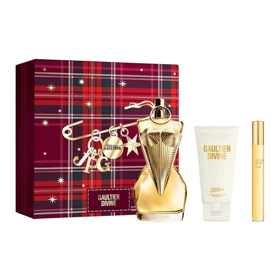 set pahare apa Set cadou Gaultier Divine Jean Paul Gaultiere, Apa de Parfum, Femei, 100 ml + Lotiune de corp, 75 ml + Apa de Parfum 10 ml