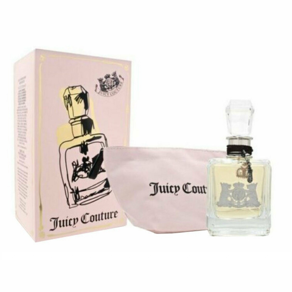 Set cadou Juicy Couture Eau De Parfum 100 ml + Portfard (Gramaj: 100 ml, Concentratie: Apa de parfum + geanta)
