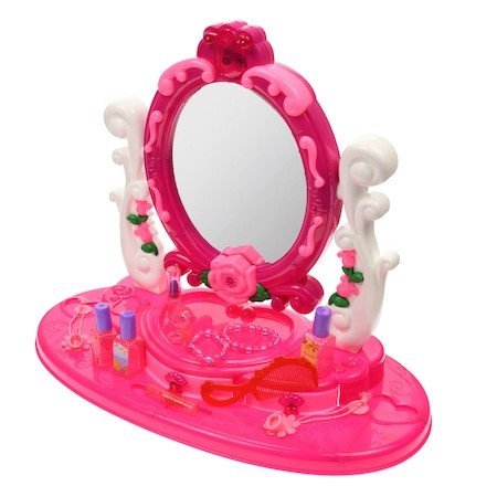 Set Oglinda infrumusetare pentru fetite Flower Mirror lumini si sunete (Abilitati dezvoltate: Creati