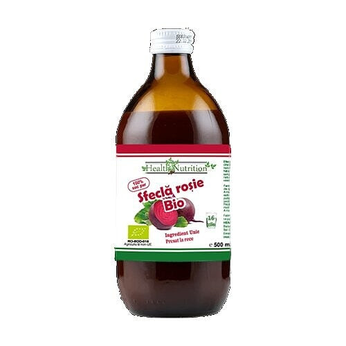 Sfecla rosie suc bio 100% pur 500 ml Health Nutrition