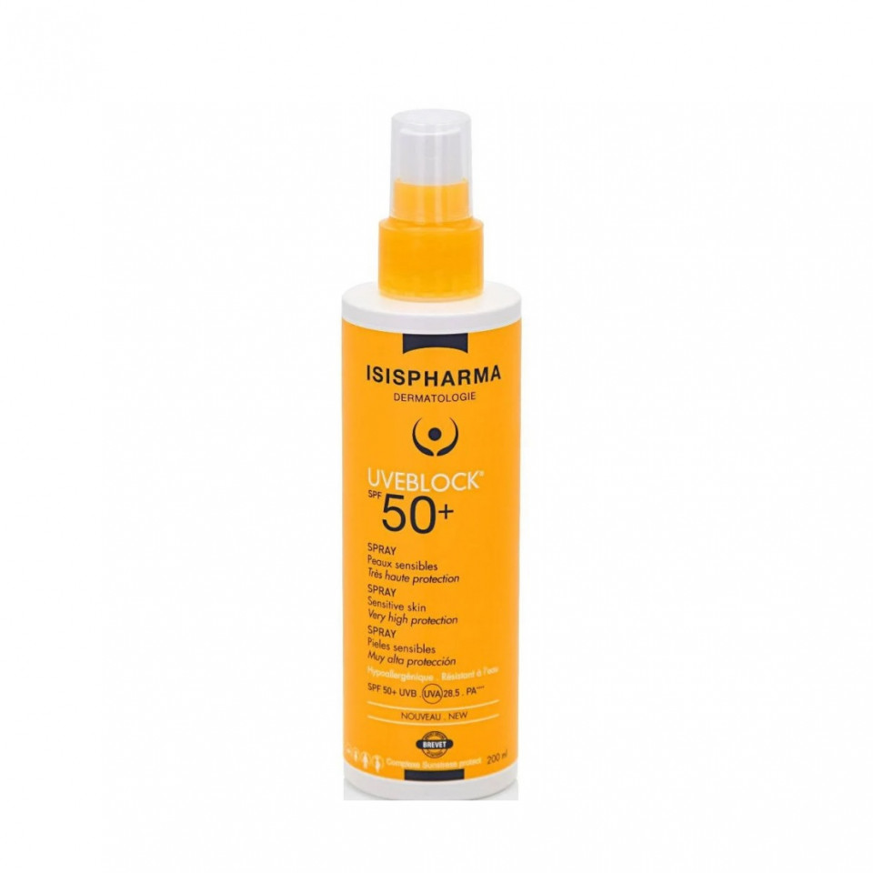 Spray cu protectie solara Isispharma UVEBLOCK SPF 50+, 200 ml
